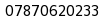 tel number